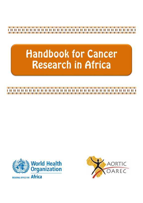 Handbook for Cancer Research in Africa 
