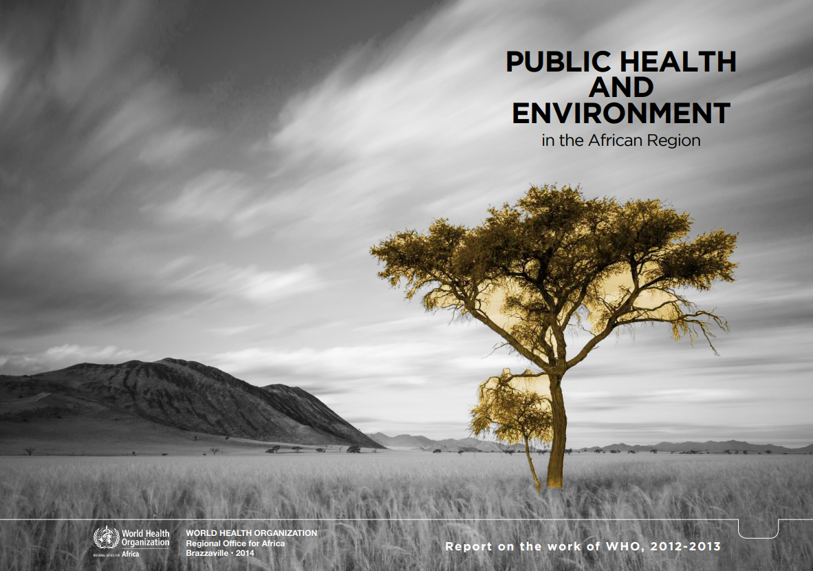 This report presents the work of WHO in managing environmental determinants of human health in the African Region over the period 2012-2013. It highlights WHO’s progress in strengthening the policy framework and the strategic agenda during the biennium. This report is intended to present to governments, partners and the general public, WHO’s progress and achievements in the area of health and environment.