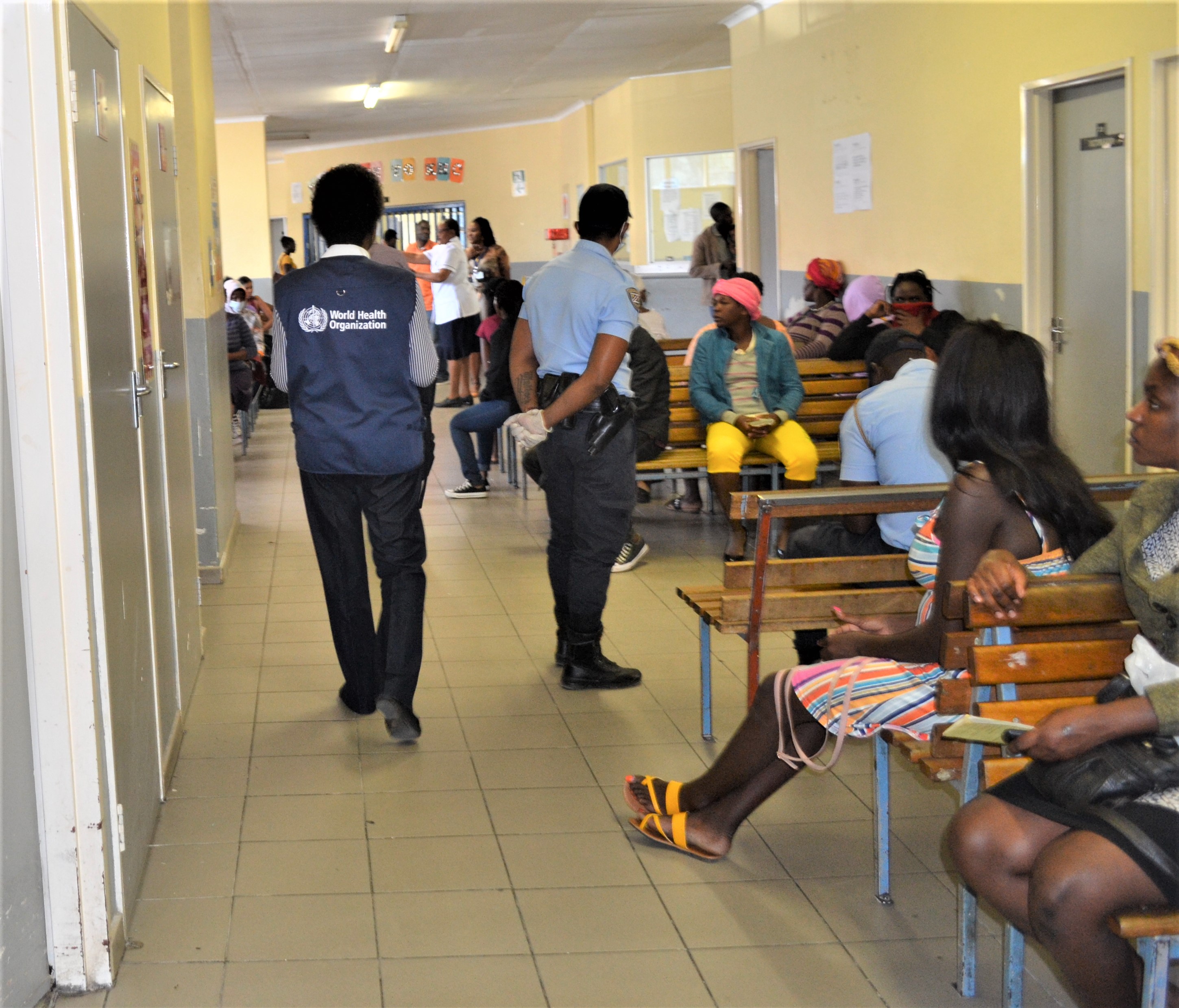 Infection prevention and control team supporting health facilities to ensure facility's readiness and response when handling suspected COVID-19 cases  