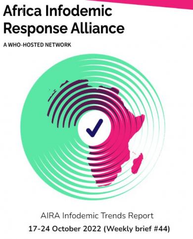 AIRA Infodemic Trends Report - October 17 (Weekly Brief #44 of 2022)