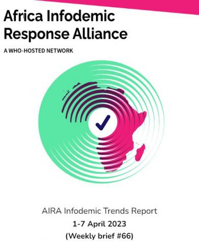 AIRA Infodemic Trends Report - April 1 (Weekly Brief #66 of 2023)
