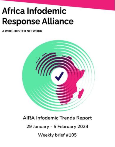 AIRA Infodemic Trends Report 29 January - 5 February (Weekly Brief #105 of 2024)