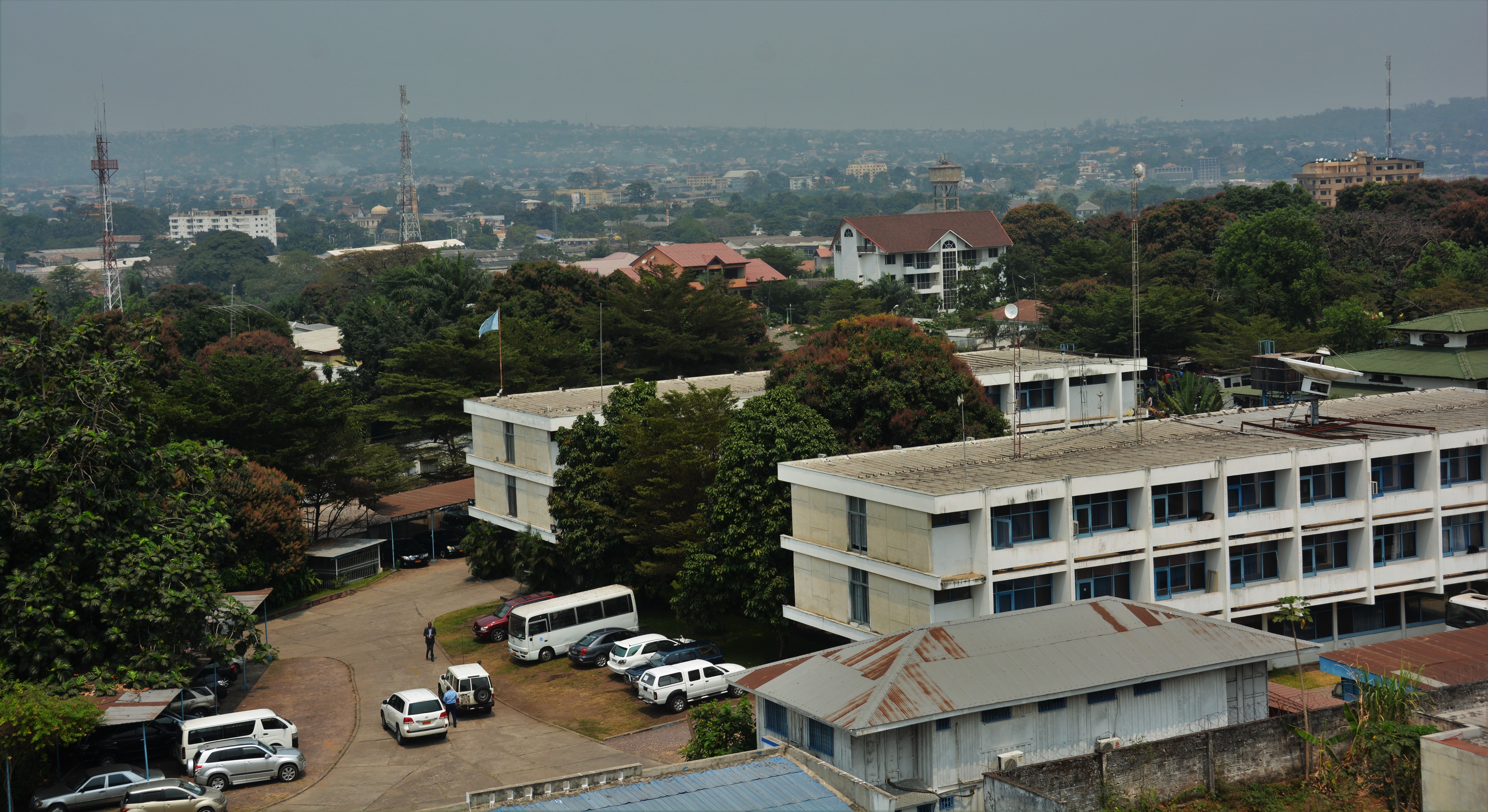 Photo du Bureau de Pays de l'Organisation mondiale de la Santé en République démocratique du Congo, à Kinshasa - Crédit : OMS/Eugene Kabambi