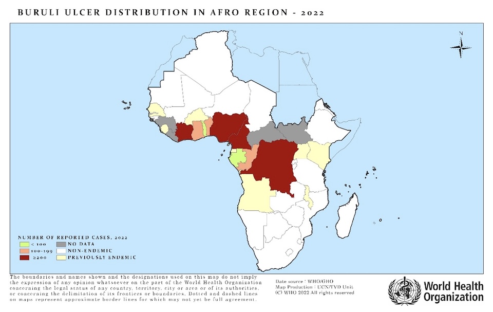 Distribution - Africa map