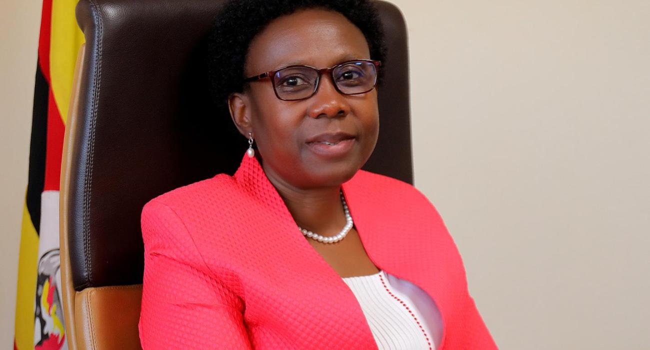 Hon. Dr Jane Ruth Aceng Ocero, the Minister of Health in Uganda