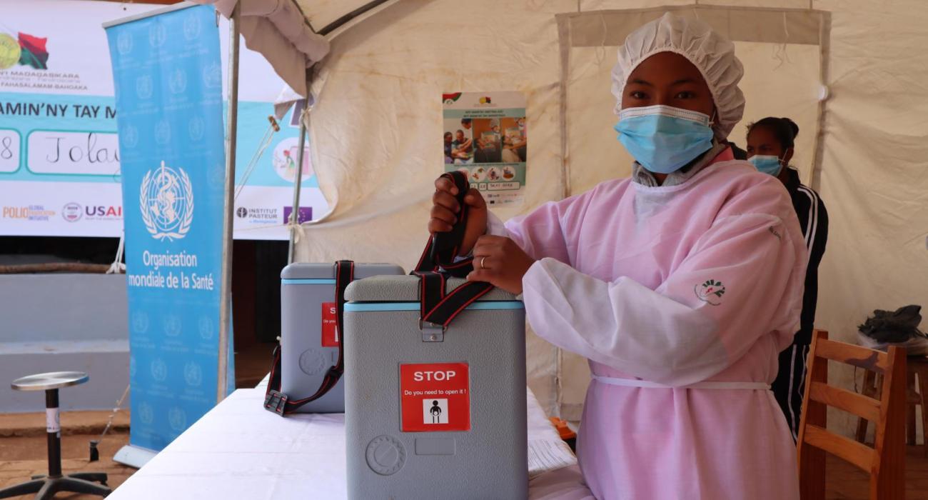 Polio vaccinations in Analamanga region, Madagascar