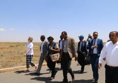 WHO/AFRO-UK High Level delegates started their visit in Ethiopia