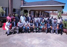 Malawi and Mozambique cross border meeting participants at Mwanza hotel in Malawi on 25 March 2015