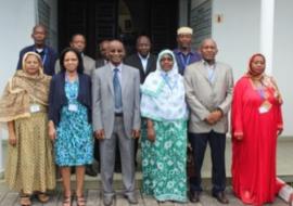 Le Vice-président Dr Fouad MOHADJI et l’Equipe pays de l’OMS-Comore