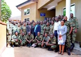 WHO and the Ministry of Health train members of the Armed Forces on Ebola Case Management