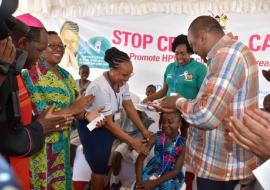 Kenya takes vital step against cervical cancer and introduces HPV vaccine into routine immunization