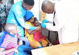 Paediatrics testing, at the Kubwa General Hospital. Credits_ FMOH_CDC