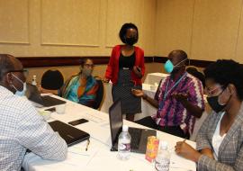 IAR Participants in a group discussion