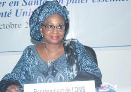 Dr DIALLO Fatoumata Binta Tidiane, Représentante Résidente de l'OMS Togo