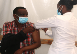Ethiopia is conducting a COVID-19 vaccination campaign to protect the public/