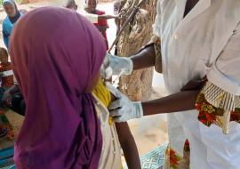 Epidémie de diphtérie : La campagne de vaccination de riposte dans l’épicentre de l’épidémie à Mataméye a lieu du 20 au 24 novembre 2023