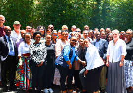 A group photo of participants at the National International Health Regulations (IHR) Committee to review progress toward IHR (2005) implementation, The Capital Menlyn Maine 20-22 November 2023