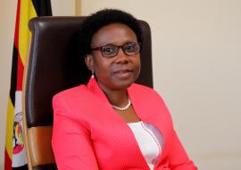 Hon. Dr Jane Ruth Aceng Ocero, the Minister of Health in Uganda