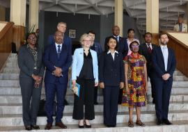 GPEI Delegation meeting at the Minister of Foreign Affairs of Madagascar.