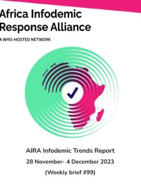 AIRA Infodemic Trends Report 28 November - 4 December (Weekly Brief #99 of 2023)