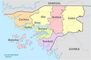 Carte de la Guinée Bissau