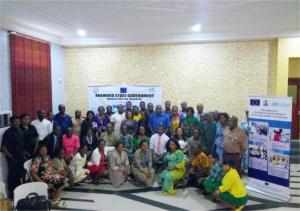 A group photo of stakeholders at the workshop.