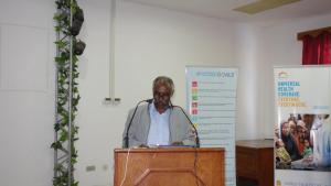 Dr Andebrhan Tesfatsion - acting DG of Public Health making remarks