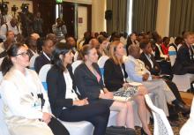 5-Participants and WHO personnel during the launch of the malaria vaccine pilots in Nairobi