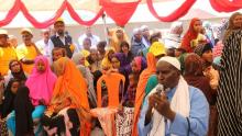 Clan leader speaking at Measles and EOS campaign Launching ceremony Somali Jigjiga town