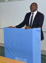 Permanent Secretary of the Ministry of Health and Social Services, Dr Andreas Mwoombola, chaired the launch 