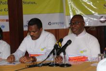 04 Dr Akpaka Kalu speaking on press conference on The polio free status of Ethiopia