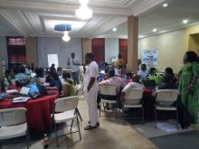 A cross section of participants during the workshop