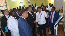 DG Dr Tedros was taken around the Kiambu County Hospital where he also met medical staff and leaders at the County hospital 