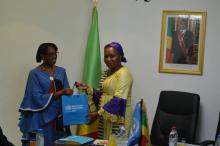 Docteur Moeti et Madame la Ministre de la Santé au Congo