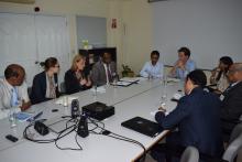 Meeting held with the delegation of European Union to gain more understanding of support options