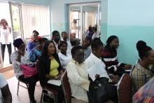 Cross section of media Practitioners and health Workers who attended the Press launch