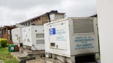 Generators donated by WHO Nigeria to the Laboratory