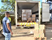 OVID-19 medical supplies donated to the Ministry of Health and Social Services 
