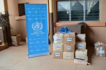 Une vue d’ensemble des lots de consommables médicaux offerts par l’OMS au CHD-ZC à Abomey
