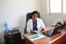 Nurse Ketsela shares her own experience to encourage new diabetic patients to live positively
