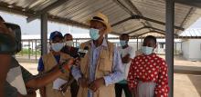 Nations Unies Bénin, A.D -  Interview du Coordonnateur Résident du SNU suite à sa visite du Centre de Traitement Epidémiologique du CHD Atacora, Natitingou soutenu par l’OMS