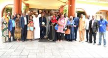 Photo de famille pour la validation de la Stratégie de coopération OMS Comores 2022-2026