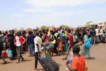Returnees and refugees have resulted in overcrowding at the transit sites in Renk