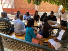 Group work as part of the tobacco control training in Otjiwarongo 
