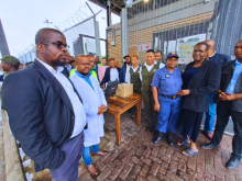 Multisectoral team comprising of provincial and NDoH Officials, BMA officials, Musina Hospital Officials, SAPS, District and local municipality officials at the Musina/Beitbridge port of entry assessing readiness and response to Cholera