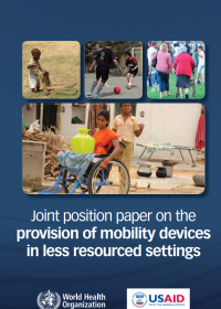 Joint position paper on the provision of mobility devices in less resourced settings