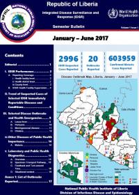 Liberia Integrated Disease Surveillance and Response (IDSR) Semester Bulletin: Jan-June 2017