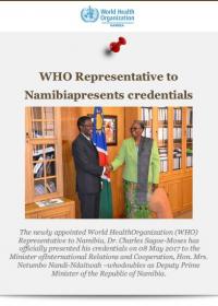 WHO Namibia May 2017  Newsletter