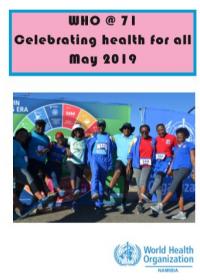 WHO Namibia captured its inaugural health walk in this photo book. 