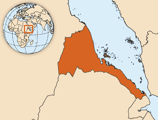 Map of Eritrea